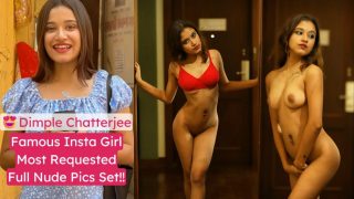 Famous Indian Instagram Model “Dimple Chatterjee” Flaunting Her Nude Body, In New Nude Photos
