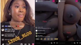 Dj Summie Flaunting Her Nude On Live Stream