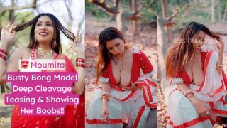 Bong Model “Moumita Saha” Teasing Her Boobs