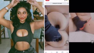 Tequilaa Samruddhi Kakade Flaunts Her Boobs, And Rubs Her Pussy