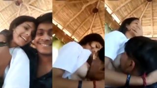 Indian Boyfriend Sucking His Girlfriend’s Nice Soft Boobs