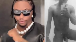 Nigerian Singer “Oxlade” Allegedly Flaunting Her Dick In Nude Selfie Photo