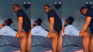 He’s Fucking Her Doggy While She’s On The Phone With Her Boyfriend