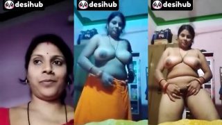 Mature Desi Bhabhi Strips, Flaunts Her Big Boobs And Pussy In Nude Video