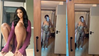 Hot Mzansi South African Model “Ontlametseofficial bunnypandora” Shares Nude Mirror Selfie Video