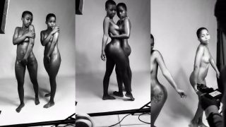 Video From Photo Shoot Of 2 Mzansi Lesbians Models In The Nude