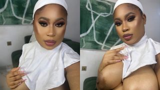Naija Porn Star “Queen Diva” Flaunts Her Big Boobs