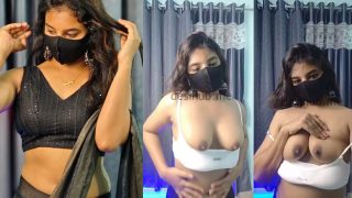 Indian Model “Aleena Kween A.K.A Zugerlips” Strips, Flaunts Her Boobs