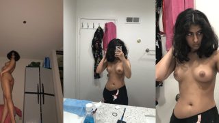 Indian Model “Percneet Brownymph” Flaunts Her Boobs In Nude Photos