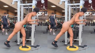 niaacutiee1 Shares Nude Photo In The Gym