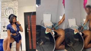 Nigerian Model “Addictive Sofia” Fucked Doggy