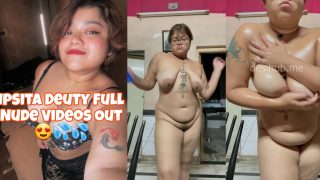 Chubby Indian Lady “IPSITA DEUTY” Flaunting Her Naked Body In Nude Video
