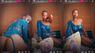 Mzansi South African Girl On Instagram “Undlu” Twerking On Instagram Live, Teasing In The Nude