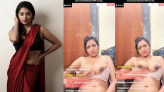 Famous Indian Actress “Lavanya Manickam” Flashing Her Boobs On Live Stream