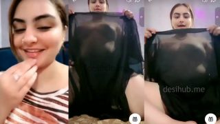 Indian Model “Mehrab” Teasing, And Flashing Her Boobs On Chamet Live Stream