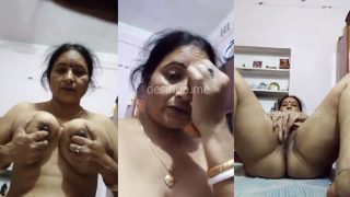 Mature Desi Aunty Flaunting Her Big Boobs, And Fingering Her Pussy