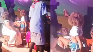 Local Stripper Riding Her Client’s Dick At A Local Club