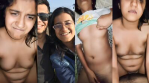 Desi Girlfriend Riding Her Boyfriend’s Dick While They Were Out On The Holiday