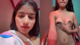 Indian Lady Strips Off Her Towel On Live Stream, Flaunting Her Naked Body