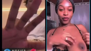 Naughty Lady Flashes Her Boobs On Nicapol’s Tiktok Live